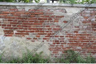 wall brick plastered